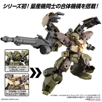 bEXM-28 Revernova Green Gundam 30mm Model Kit 1/144