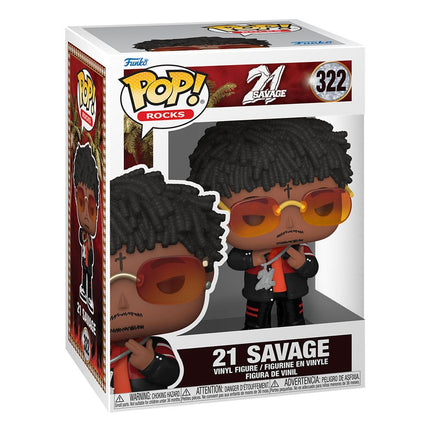 21 Savage POP! Rocks Vinyl Figure 9 cm - 322