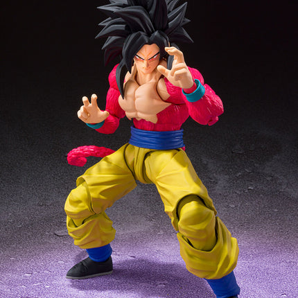 Son Goku Super Saiyan 4 S.H Figuarts Bandai Tamashii Action Figure 15 cm