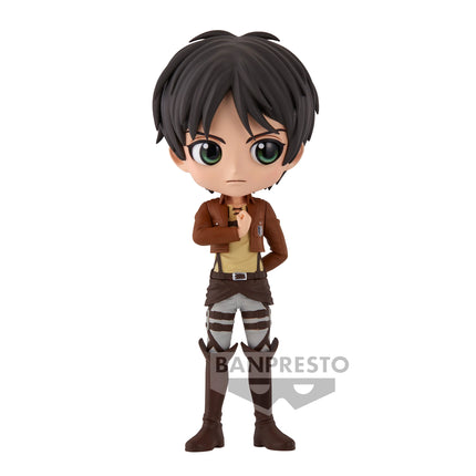 Eren Yeager Vers. A Attack on Titan Q Posket Figure 14 cm
