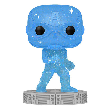 Captain America (niebieski) Infinity Saga POP! Figurki winylowe z serii Artist 9cm - 46