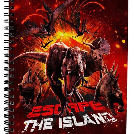 Jurassic World Notebook with 3D-Effect Escape