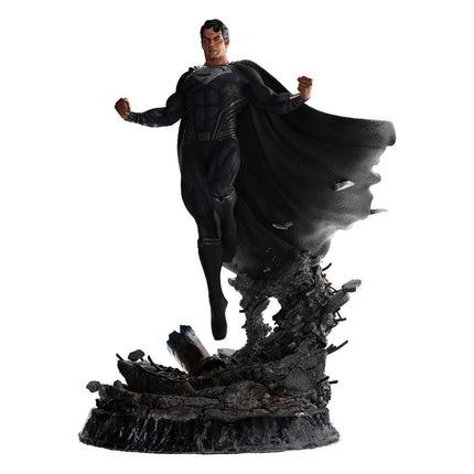 Statuetka Ligi Sprawiedliwości Zacka Snydera 1/4 Superman Czarny garnitur 65 cm