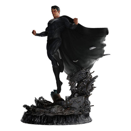 Statuetka Ligi Sprawiedliwości Zacka Snydera 1/4 Superman Czarny garnitur 65 cm
